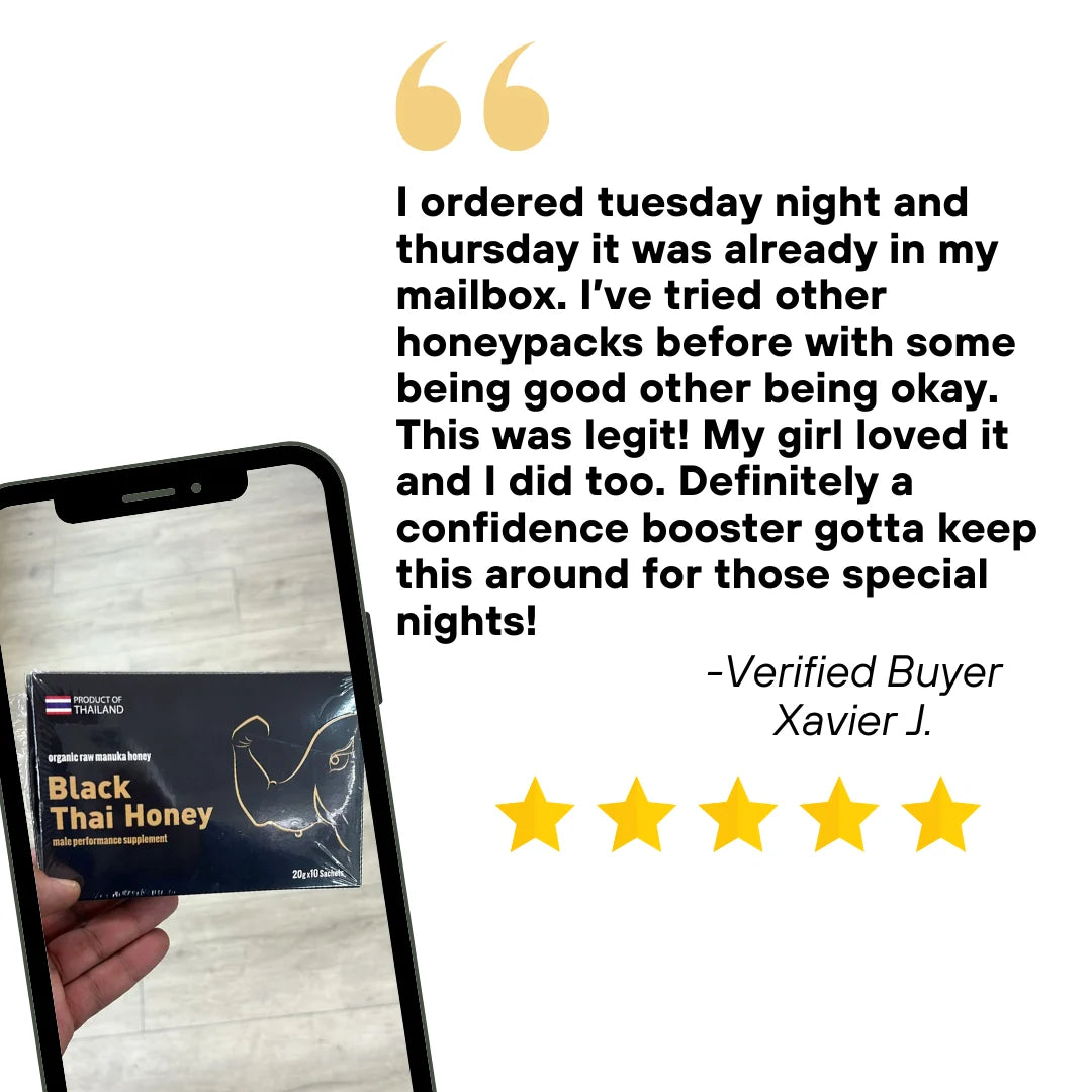 Black Thai Honey Box of 10